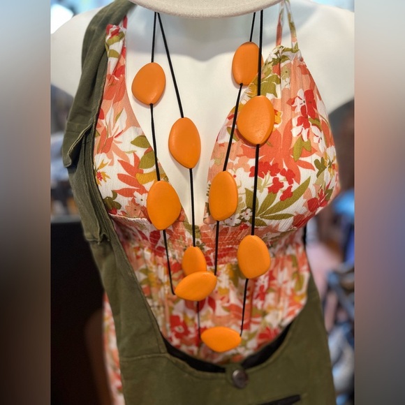 NWT ELLE HALTER TOP SPRING JUMPSUIT - Picture 7 of 10